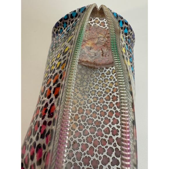 Lisa Frank Cheetah Print Pencil Pouch Make-Up Case Trinket Bag Cosmetic - Picture 8 of 8